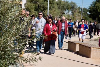 Inaugurat el nou passeig urbà del Torrent dels Aragalls, que connecta el Vendrell amb el mar a través de la via verda. Ajuntament del Vendrell